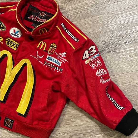 Kids Red Racing Jacket - Picture 4 of 5